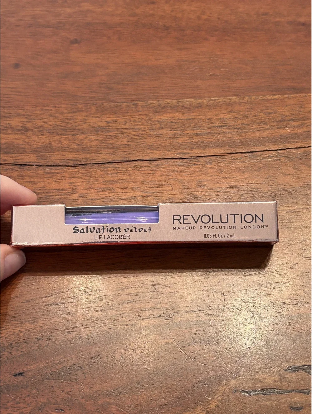 Revolution Salvation Velvet Lip Lacquer Depravity. NEW!